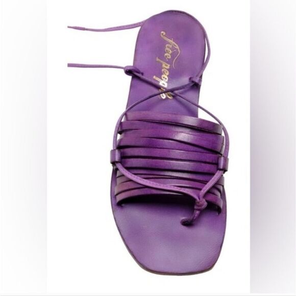 Free People Cami Hurache Wrap Sandal - Size Euro 37.5/US 7.5 - NWOT - Picture 4 of 7